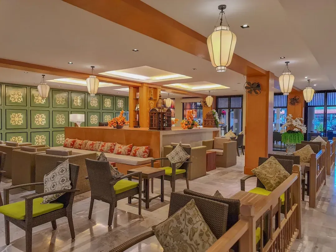 Lobby sitting area