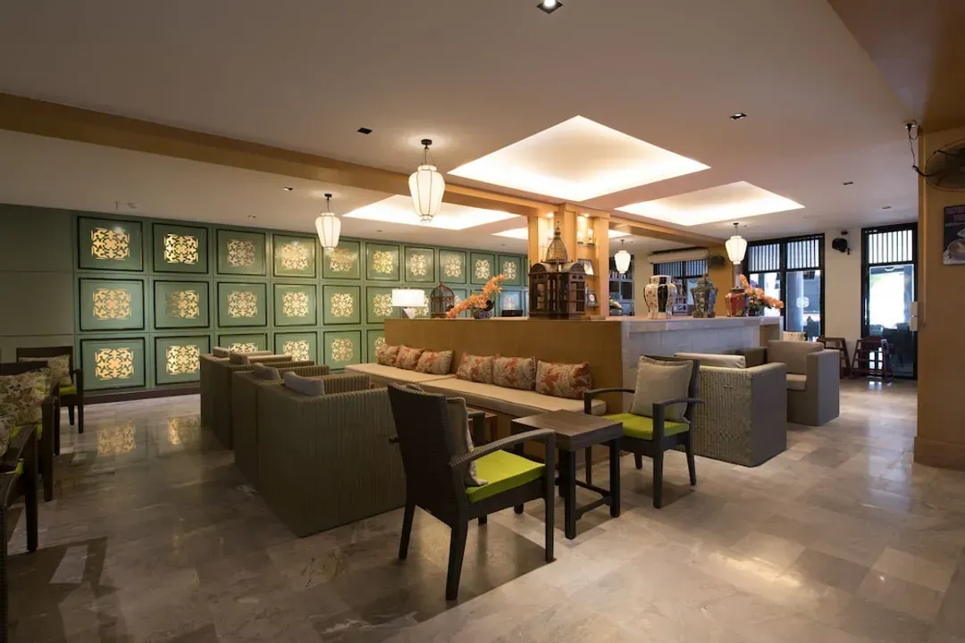 Lobby sitting area