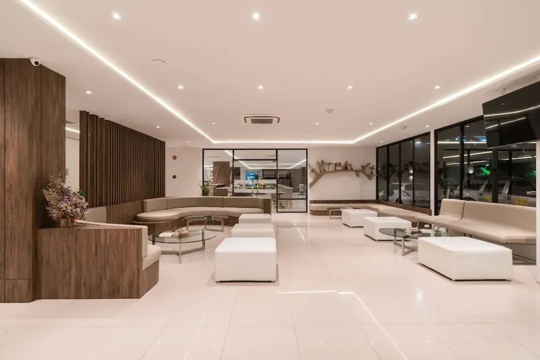Lobby sitting area