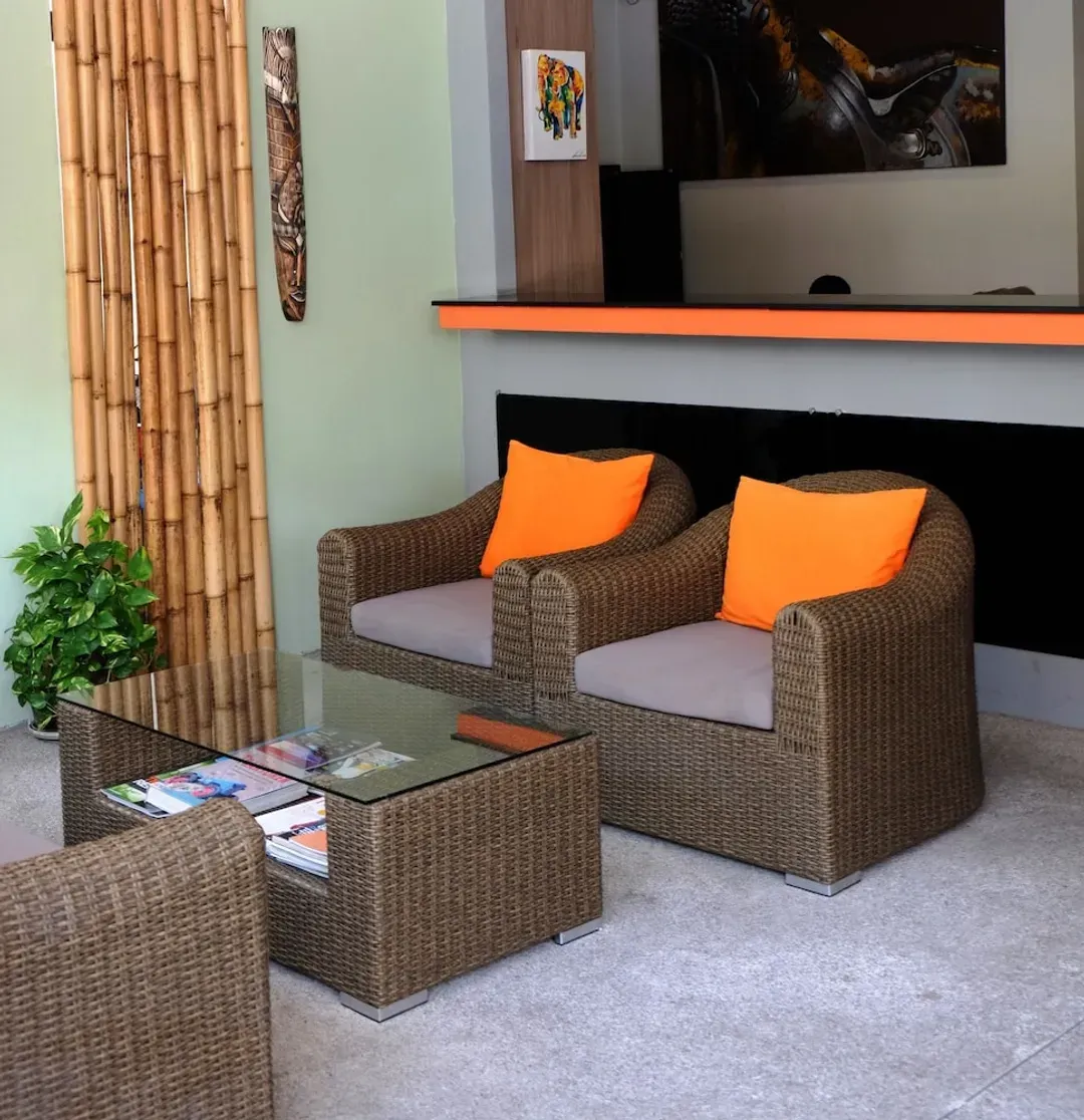 Lobby sitting area