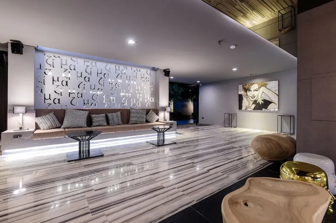 Lobby sitting area