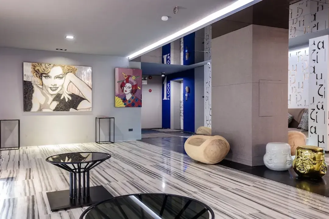 Lobby sitting area