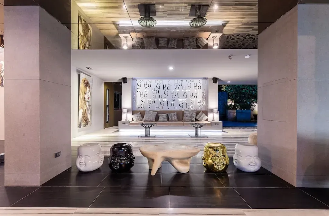 Lobby sitting area