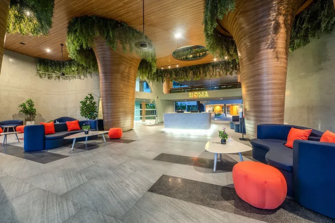 Lobby sitting area