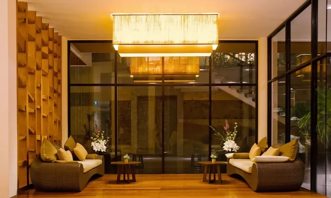 Lobby sitting area
