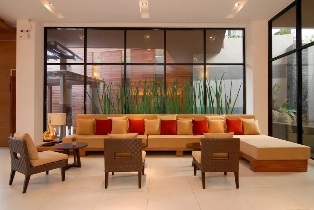 Lobby sitting area