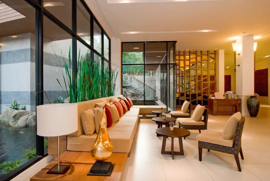 Lobby sitting area