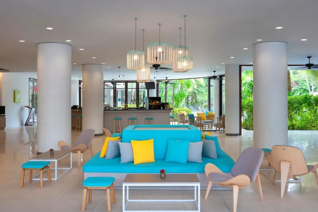 Lobby sitting area