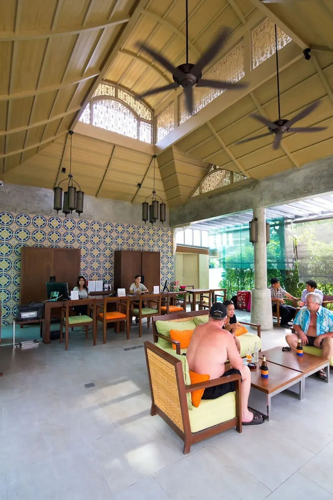 Lobby sitting area