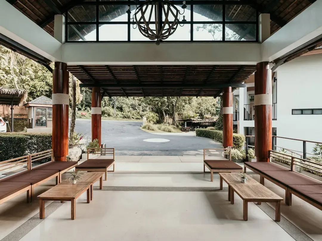 Lobby sitting area