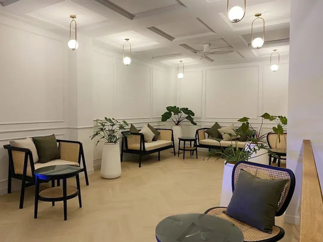 Lobby sitting area