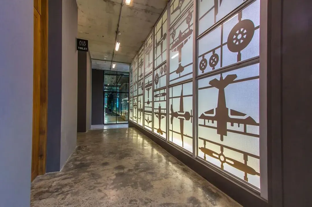Interior entrance