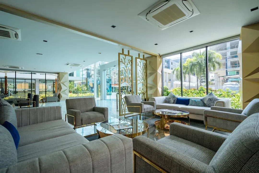 Lobby sitting area