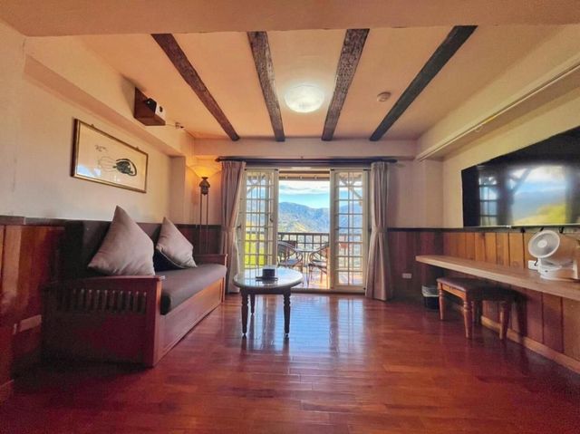 見晴花園渡假山莊|清境最美星空帳、一泊三食、近清境農場-景觀樓中樓四人房 羽松館-4