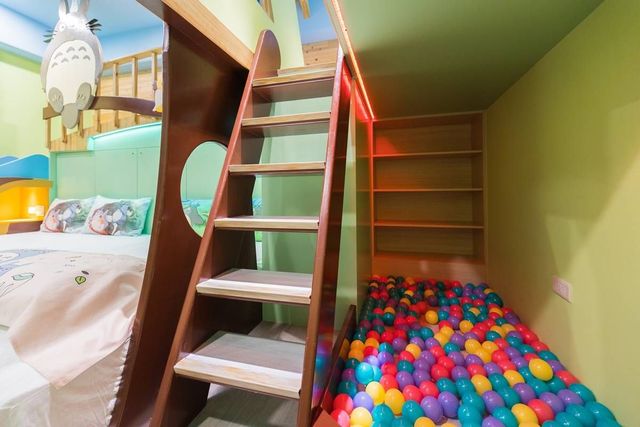 Children's Fun Family Homestay-Totoro Quad Room-5