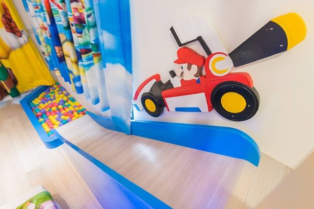 Children's Fun Family Homestay-Mario Quad Room-5