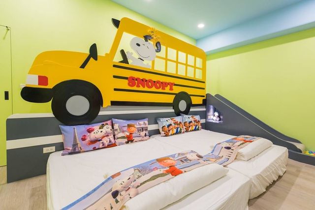 Children's Fun Family Homestay-Snoopy Quad Room-3