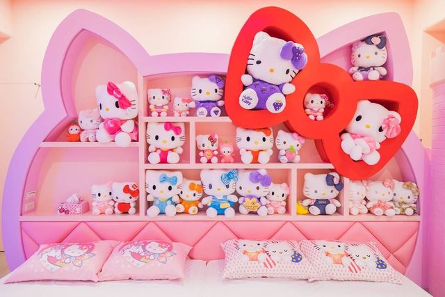 Children's Fun Family Homestay-Hello Kitty Quad Room-4