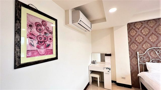 迷人旅居 l 市區｜大房型x陽台｜東大門夜市&公正包子-歇會雙人房大窗戶-4A-2