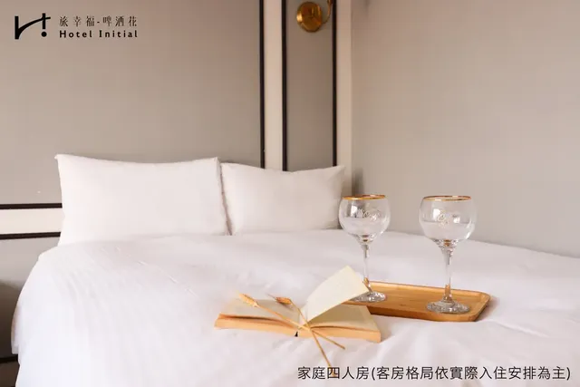 旅幸福-啤酒花｜近海安路商圈-豪華四人房-附陽台-13