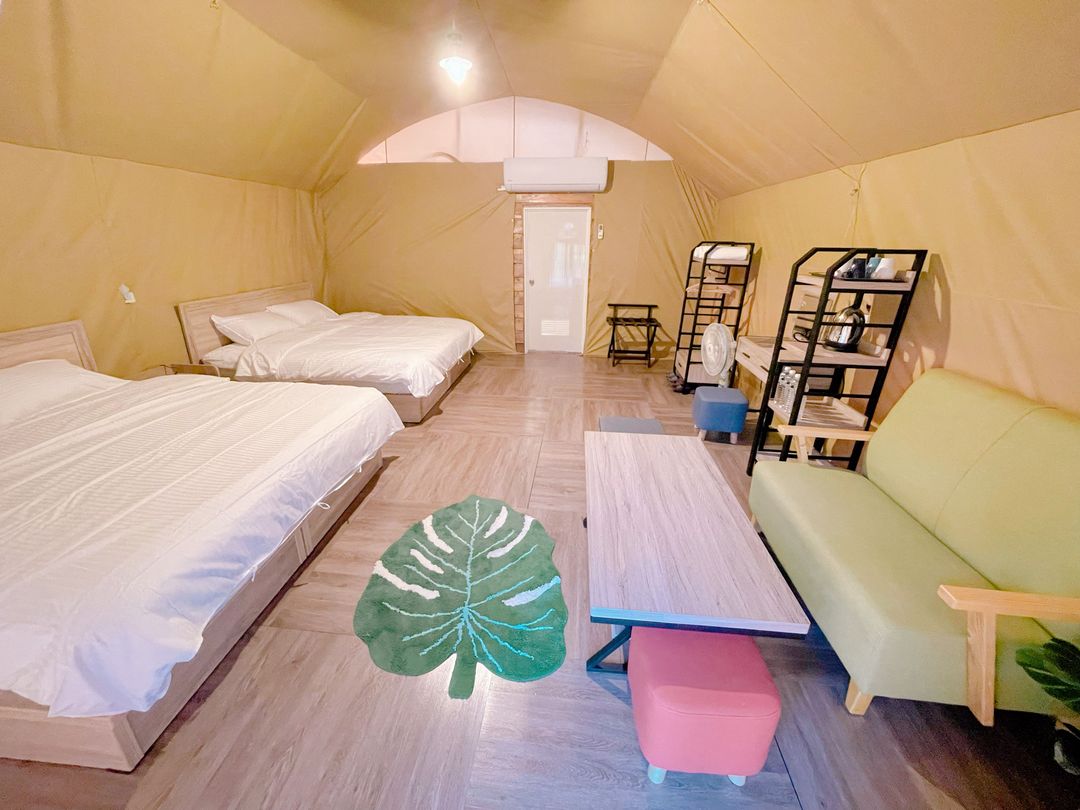 野趣凍頂-奢華露營|獨家78折起!一泊三食+獨立衛浴/冷氣-【豪華露營】奢華帳棚 2~4 人套房-2