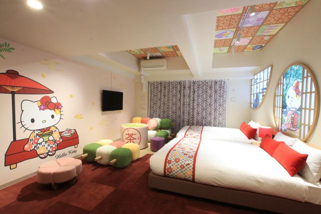 RESI STAY THE KYOTO-HELLO KITTY Room-3