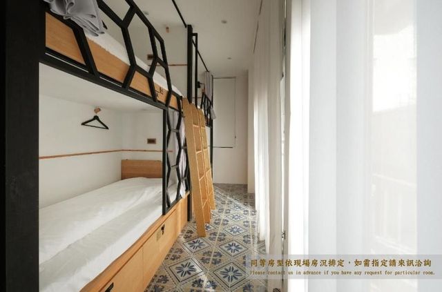 掘旅青年旅舍｜近台南後火車站-4 床男性宿舍房的 1 個床位-4