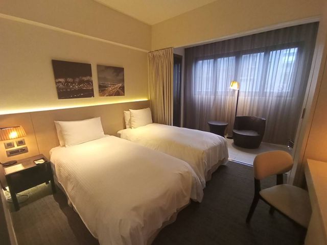 豪景大酒店新館｜限時優惠27折、近西門町、乾淨舒適-市景雙床房(陽台)-4