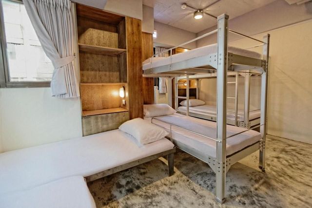 Le Passage Hostel 拉開門輕旅|近捷運善導寺站|距華山文創園區550公尺-陽光五人宿舍房混合床位-7