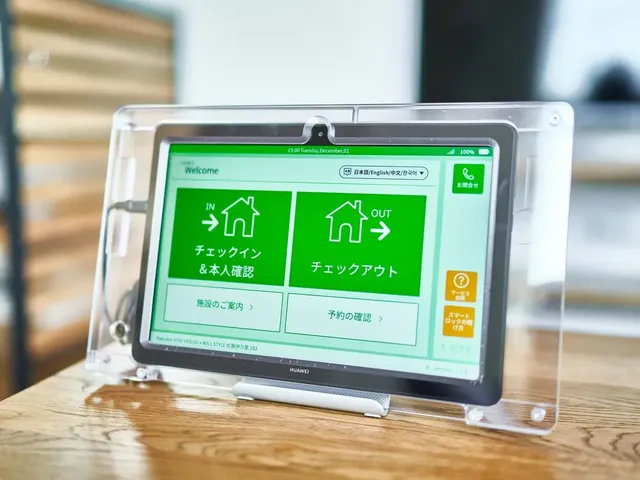 タブレットは多言語対応