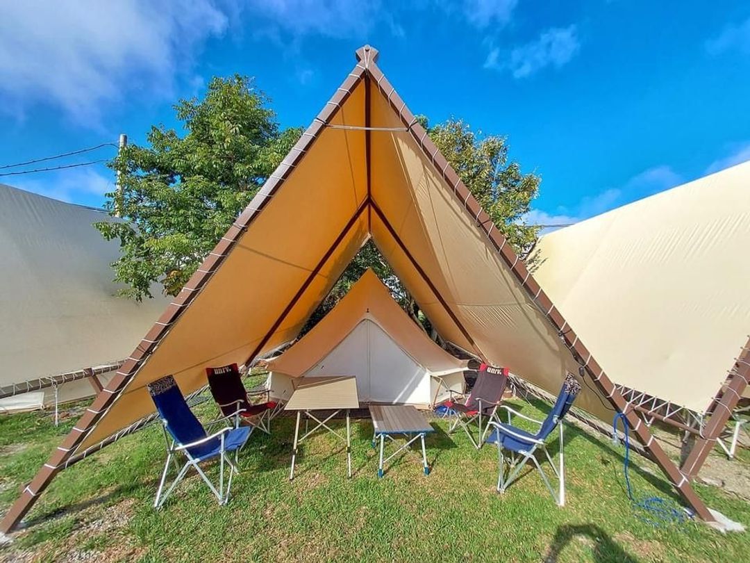 樹語星晴｜可加購海陸頂級烤肉、親子友善-【懶人露營】北歐鐘型帳-3