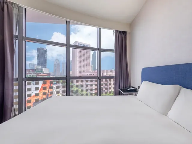 雀客旅館台北信義｜眺望台北101、緊靠捷運站-景觀雙人客房(101景)-7