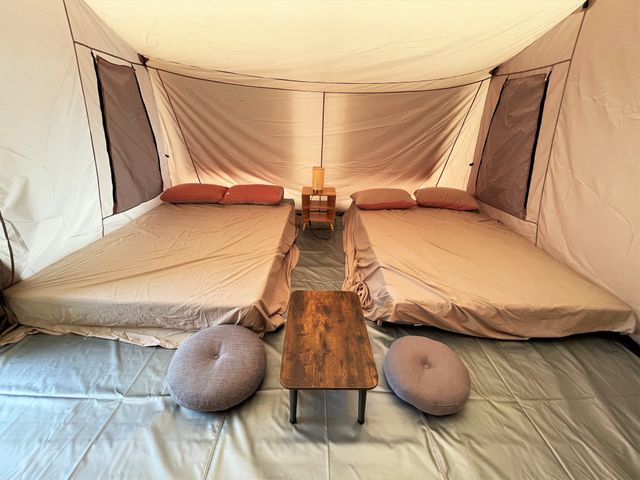 衝到山上去放空/再~露營露營區|屋脊帳、豪華露營、可選購烤肉-【懶人露營】狩獵帳 ll l 4人入住(上限5人)-2