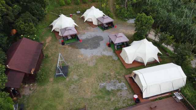 衝到山上去放空/再~露營露營區|屋脊帳、豪華露營、可選購烤肉-【懶人露營】狩獵帳 ll l 4人入住(上限5人)-7