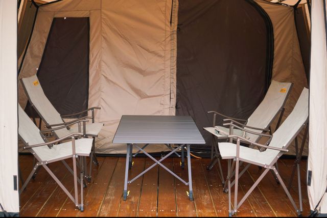 衝到山上去放空/再~露營露營區|屋脊帳、豪華露營、可選購烤肉-【懶人露營】狩獵帳 ll l 4人入住(上限5人)-6