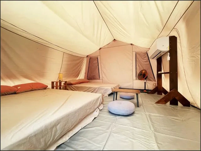 衝到山上去放空/再~露營露營區|屋脊帳、豪華露營、可選購烤肉-【懶人露營】狩獵帳 ll l 4人入住(上限5人)-1