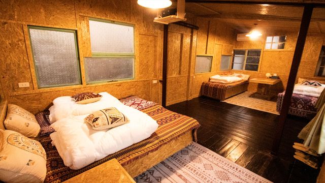 時光小屋四人房,適合全家一起體驗新型態的休憩空間