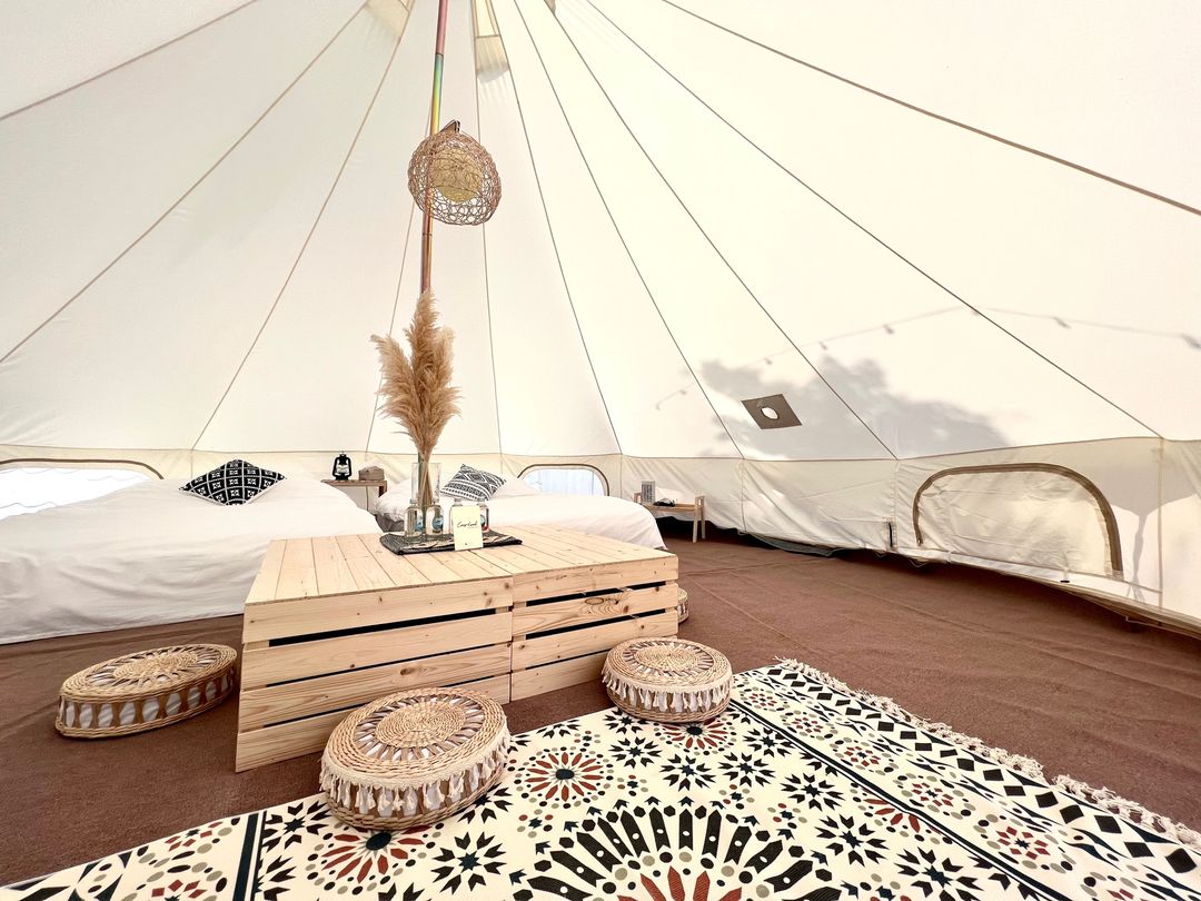 暮沐Moonmood | 獨家85折起!星球帳、帳篷+冷暖氣,懶人露營首選!-【暮沐Moonmood】我就懶神殿區 ll 四人帳 (最多入住4位成人,每帳最多接受1位12歲以下加人不佔床服務!超過12歲請依各房型規範人數預訂!)-2