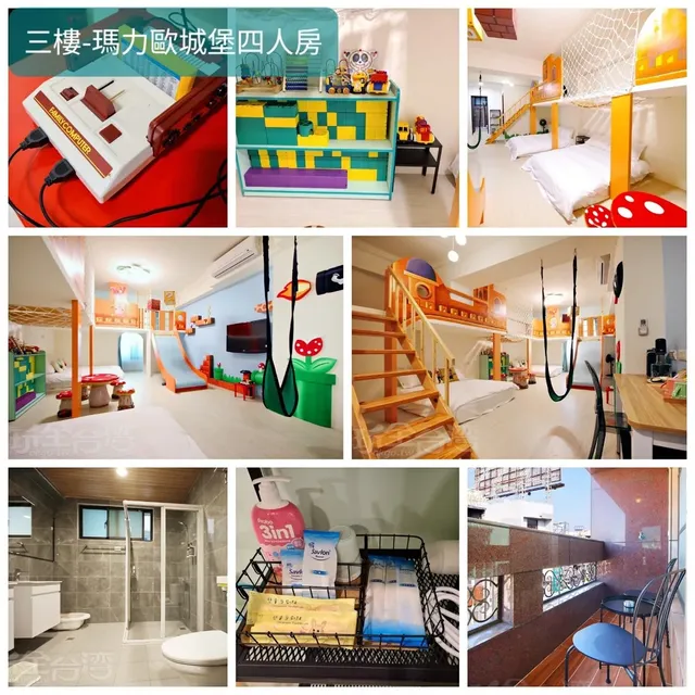 台南三木森 SleepINNx 站前館｜設有點心吧＆遊戲機等、緊鄰孔廟-12-16人包棟(依人數開放部分房型）-4