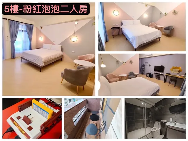 台南三木森 SleepINNx 站前館｜設有點心吧＆遊戲機等、緊鄰孔廟-12-16人包棟(依人數開放部分房型）-5