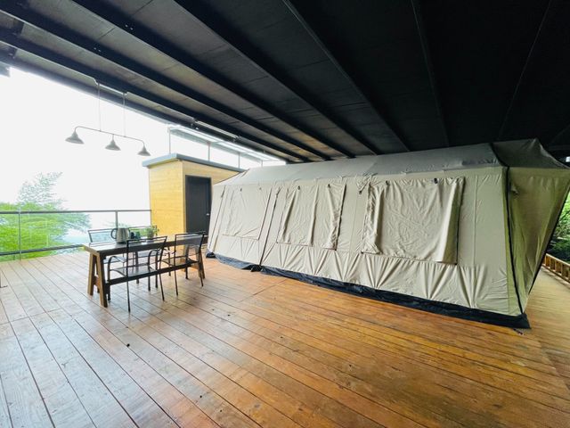 深山林內生態農場｜全新太空艙、狩獵帳、星空玻璃屋-【懶人露營】狩獵帳-8
