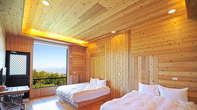深山林內生態農場｜全新太空艙、狩獵帳、星空玻璃屋-晴耕雨讀四人房-1