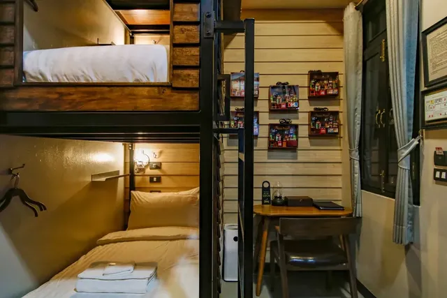 De Phanakron Boutique Hotel-Twin room with bunk bed and private bathroom with breakfast-5