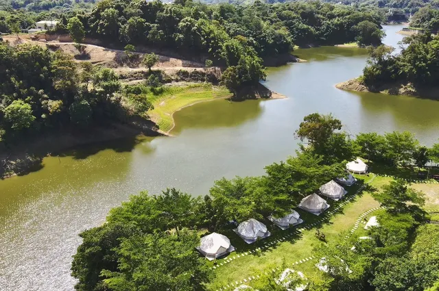 荒野半島｜獨家7折起！無敵湖景豪華露營、一泊二食贈體驗、附冷氣-【豪華露營】神殿帳4M-3