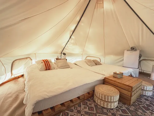 荒野半島｜獨家7折起！無敵湖景豪華露營、一泊二食贈體驗、附冷氣-【豪華露營】神殿帳5M-1