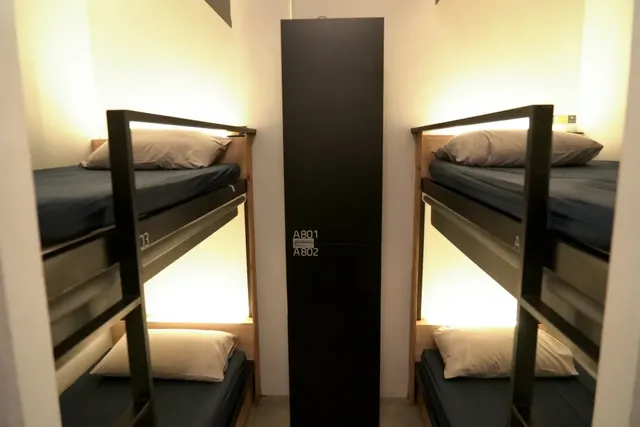 寓見青旅-混合六人房單人床位-3