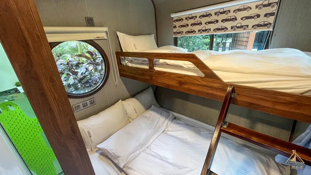 拾階莊園｜豪華露營車、小木屋、近內灣老街