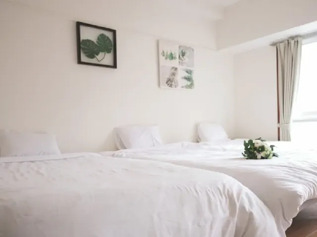 Linen is hotel use! ホテルで使用されているリネンと同じものを使用しています。