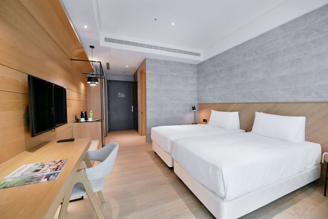 CHECK inn Select New Taipei Sanchong Waterfront｜新規オープン-Classic Twin Room-1