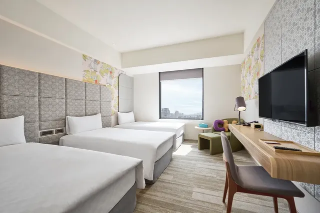 ホテル チャム チャム タイペイ-Discover Triple Room｜High Floor With Three Single Beds （without breakfast）-1